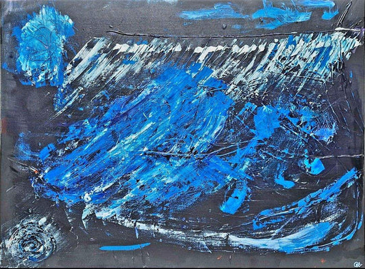 Blue Wave Abstract